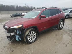 Salvage SUVs for sale at auction: 2016 Jeep Cherokee Limited