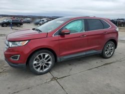 Salvage cars for sale at Grand Prairie, TX auction: 2018 Ford Edge Titanium