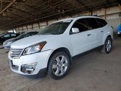 Chevrolet salvage cars for sale: 2017 Chevrolet Traverse LT