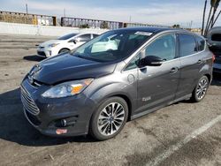 Salvage cars for sale at Van Nuys, CA auction: 2017 Ford C-MAX Titanium