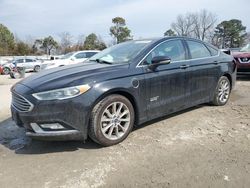 Salvage cars for sale at Hampton, VA auction: 2017 Ford Fusion SE Phev