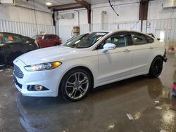 Salvage cars for sale at Franklin, WI auction: 2013 Ford Fusion Titanium