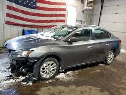 Salvage cars for sale at Lyman, ME auction: 2019 Nissan Sentra S