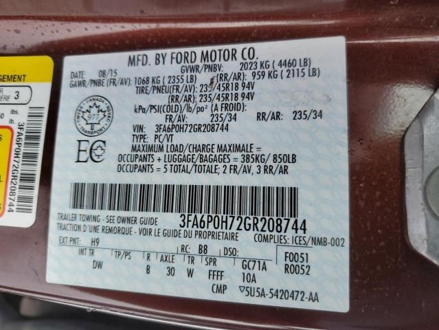 2016 Ford Fusion SE