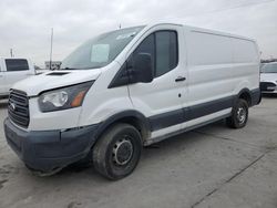 Salvage trucks for sale at Grand Prairie, TX auction: 2017 Ford Transit T-250