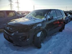 Salvage cars for sale at Elgin, IL auction: 2018 Ford Explorer Police Interceptor