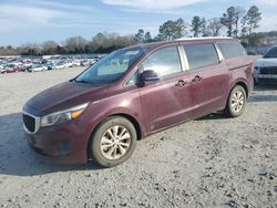 Salvage cars for sale at Byron, GA auction: 2015 KIA Sedona LX