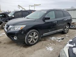 Salvage cars for sale at Kansas City, KS auction: 2015 Nissan Pathfinder S