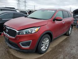 Salvage cars for sale at Elgin, IL auction: 2017 KIA Sorento LX