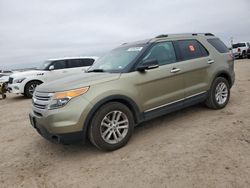 Salvage cars for sale at Amarillo, TX auction: 2013 Ford Explorer XLT