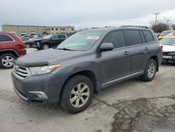 Toyota Highlander Base salvage cars for sale: 2012 Toyota Highlander Base