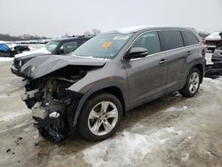 Salvage cars for sale from Copart West Warren, MA: 2014 Toyota Highlander Limited