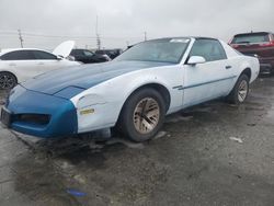 Salvage cars for sale at Sun Valley, CA auction: 1992 Pontiac Firebird