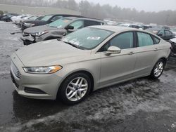 Salvage cars for sale at Exeter, RI auction: 2015 Ford Fusion SE