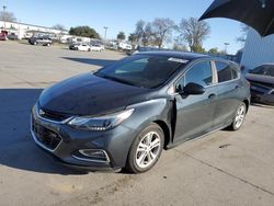 Salvage cars for sale at Sacramento, CA auction: 2017 Chevrolet Cruze LT