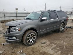 Salvage cars for sale at Chicago Heights, IL auction: 2015 Lincoln Navigator L