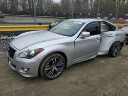 Salvage cars for sale at Waldorf, MD auction: 2012 Infiniti M37