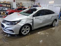 Salvage cars for sale at Rogersville, MO auction: 2017 Chevrolet Cruze Premier