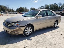 Toyota salvage cars for sale: 2003 Toyota Camry LE