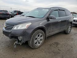 Salvage cars for sale at Indianapolis, IN auction: 2015 Chevrolet Traverse LT