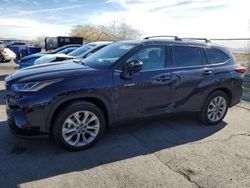 Salvage cars for sale at North Las Vegas, NV auction: 2021 Toyota Highlander Hybrid Limited