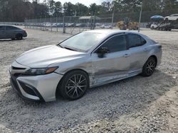 Salvage cars for sale at Ellenwood, GA auction: 2022 Toyota Camry SE