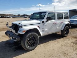 Salvage cars for sale at Colorado Springs, CO auction: 2021 Jeep Wrangler Unlimited Sahara 4XE