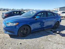 Salvage cars for sale at Earlington, KY auction: 2018 Ford Fusion SE