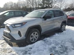 Salvage cars for sale at North Billerica, MA auction: 2022 Toyota Rav4 LE