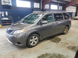 Toyota Sienna le salvage cars for sale: 2012 Toyota Sienna LE