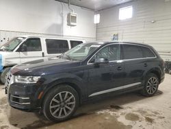 Audi q7 Premium Plus salvage cars for sale: 2017 Audi Q7 Premium Plus