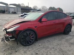 Salvage cars for sale at Loganville, GA auction: 2024 Tesla Model Y