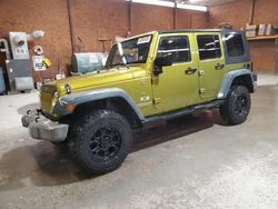 Salvage cars for sale at Ebensburg, PA auction: 2008 Jeep Wrangler Unlimited X