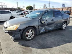 Salvage cars for sale at Wilmington, CA auction: 2007 Honda Accord EX