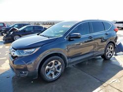 Salvage cars for sale at Grand Prairie, TX auction: 2017 Honda CR-V EX