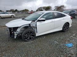 Salvage cars for sale at San Diego, CA auction: 2021 Honda Civic Sport