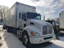 Salvage trucks for sale at Woodhaven, MI auction: 2016 Kenworth Construction T270