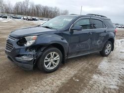 Salvage cars for sale from Copart Davison, MI: 2016 Chevrolet Equinox LT