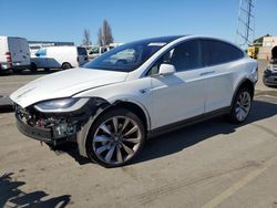 Salvage cars for sale at Hayward, CA auction: 2016 Tesla Model X