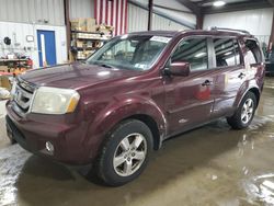 Salvage cars for sale at West Mifflin, PA auction: 2009 Honda Pilot EXL