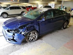 Salvage cars for sale at Indianapolis, IN auction: 2016 Ford Fusion SE