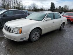 Cadillac Deville salvage cars for sale: 2002 Cadillac Deville DHS