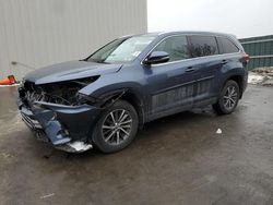 Toyota salvage cars for sale: 2017 Toyota Highlander SE