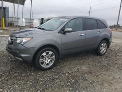 Salvage cars for sale at Tifton, GA auction: 2009 Acura MDX Technology