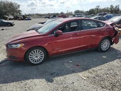 Salvage cars for sale at Riverview, FL auction: 2016 Ford Fusion S Hybrid