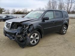 Salvage cars for sale at Windsor, NJ auction: 2015 Honda Pilot SE