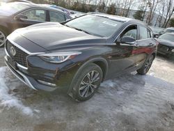 Salvage cars for sale at North Billerica, MA auction: 2017 Infiniti QX30 Base