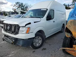 Salvage trucks for sale at Jacksonville, FL auction: 2016 Nissan NV 2500 S