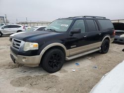 SUV salvage a la venta en subasta: 2007 Ford Expedition EL Eddie Bauer