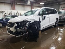 Salvage cars for sale at Elgin, IL auction: 2021 Chrysler Pacifica Pinnacle